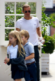 PREMIUM EXCLUSIVE - Chris Martin on daddy duty amid infidelity rumors