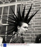 PUNKS ON KINGS ROAD, LONDON, BRITAIN - 1986
