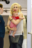 Gwen Stefani takes baby Apollo to the Doctor's Office