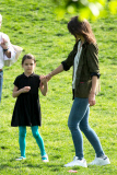 Katie Holmes and Suri Cruise have some Fun at the Park