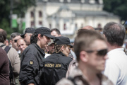 Donbas Batallion recruiting EuroMaidan activists as fighters for 'counter-terrorism' in the east, Kiev, Ukraine - 01 Jun 2014