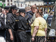 Donbas Batallion recruiting EuroMaidan activists as fighters for 'counter-terrorism' in the east, Kiev, Ukraine - 01 Jun 2014