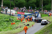 Unfall beim Shelsley Walsh