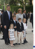 Eucharist ceremony for Juan Valentin and Pablo Nicolas Urdangarin, Barcelona, Spain - 24 May 2009