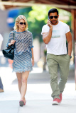 Kelly Ripa and Mark Consuelos enjoy the warm and sunny day together in NYC
