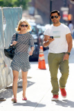 Kelly Ripa and Mark Consuelos enjoy the warm and sunny day together in NYC