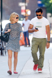 Kelly Ripa and Mark Consuelos enjoy the warm and sunny day together in NYC