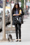 *EXCLUSIVE* Famke Janssen and Licorice get some Fresh Air