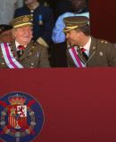 King Juan Carlos And Son Prince Felipe Attend San Hermenegildo Ceremony