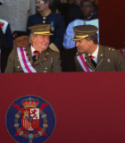 King Juan Carlos And Son Prince Felipe Attend San Hermenegildo Ceremony
