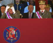 King Juan Carlos And Son Prince Felipe Attend San Hermenegildo Ceremony