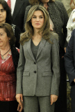Princess Letizia of Spain with the association of foster care children in the community of Madrid (ADAMCAM).