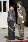Spanish Royals Celebrate New Year's Military Parade 2013