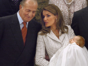Baptism of Prince Felipe of Asturias and Princess Letizia's daughter Princess Leonor Borbon-Ortiz in Madrid