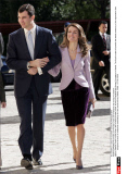 MADRID:Prince Felipe  an Princess Letizia visit Enterprise and Society Found