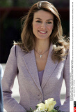 MADRID:Prince Felipe  an Princess Letizia visit Enterprise and Society Found