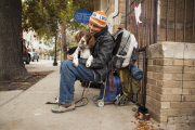 Touching photos capture the bond between homeless people and their loyal pets, America, June 2014