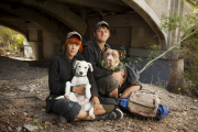 Touching photos capture the bond between homeless people and their loyal pets, America, June 2014