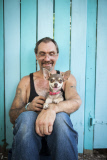 Touching photos capture the bond between homeless people and their loyal pets, America, June 2014