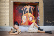 Touching photos capture the bond between homeless people and their loyal pets, America, June 2014