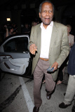 Sidney Poitier in a great mood at Craig's
