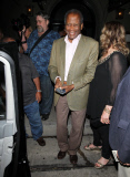 Sidney Poitier in a great mood at Craig's