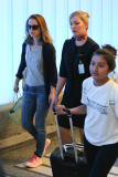 Natalie Portman and her family have a safe LAX landing