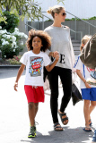 Heidi Klum takes her Kids to go Shoe Shopping after their Soccer Game