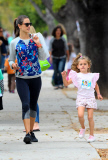 Alessandra Ambrosio and Anja run errands together in Brentwood