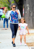 Alessandra Ambrosio and Anja run errands together in Brentwood