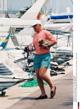 France, Saint-Tropez : Jean-Paul Belmondo