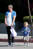 *EXCLUSIVE* Robin Thicke and Julian seek for positive energy in crystals