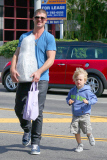*EXCLUSIVE* Robin Thicke and Julian seek for positive energy in crystals