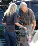 *EXCLUSIVE* Clint Eastwood and mystery woman do some shopping **NO France**