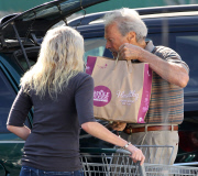 *EXCLUSIVE* Clint Eastwood and mystery woman do some shopping **NO France**