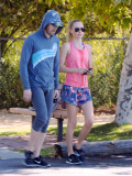 Kate Bosworth And Michael Polish Go On A Morning Hike