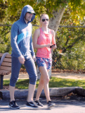 Kate Bosworth And Michael Polish Go On A Morning Hike