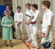 The Queen Opens Westminster School's New Sports Centre