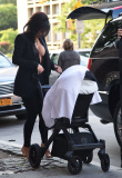 Kim Kardashian Shows Some Skin In NYC 