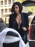 Kim Kardashian Shows Some Skin In NYC 