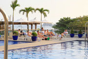 *EXCLUISVE* Steven Gerrard and his team mates soak up the Brazilian Sun!