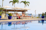 *EXCLUISVE* Steven Gerrard and his team mates soak up the Brazilian Sun!