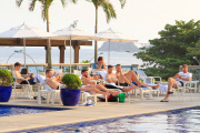 *EXCLUISVE* Steven Gerrard and his team mates soak up the Brazilian Sun!