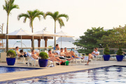 *EXCLUISVE* Steven Gerrard and his team mates soak up the Brazilian Sun!