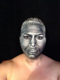 Make up artist transforms herself into famous faces, London Britain, June 2014