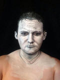 Make up artist transforms herself into famous faces, London Britain, June 2014