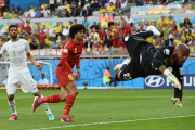 Fussball WM 2014: Belgien vs Algerien 2:1
