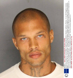 Handsome arrested man Jeremy Meeks' mugshot attracts attention, Stockton, California, America - 19 Jun 2014