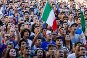 Italy: FIFA World cup 2014 Italy vs Costa Rica witnessed by fans in Turin