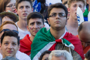 Italy: FIFA World cup 2014 Italy vs Costa Rica witnessed by fans in Turin